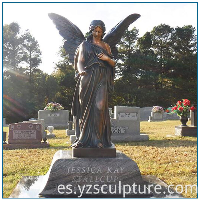 Garden Bronze Angel Statue